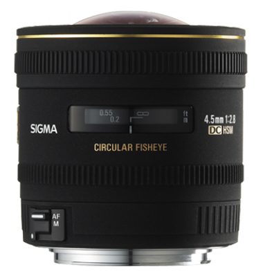 Sigma 4.5mm F2.8 EX DC HSM Circular Fisheye za Canon - 1